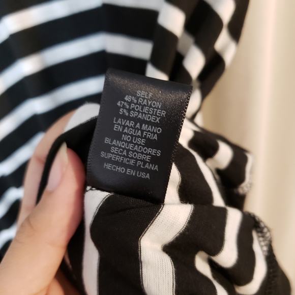 Sunday in Brooklyn Black and White Striped Dress - Picture 8 of 14